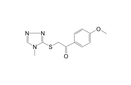 1-(4-Methoxyphenyl)-2-[(4-methyl-4H-1,2,4-triazol-3-yl)sulfanyl]ethanone