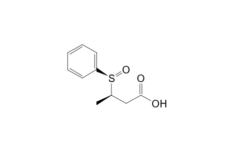(R,R)-3-(Phenylsulfinyl)butanoic acid