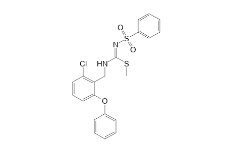 3-(2-chloro-6-phenoxybenzyl)-2-methyl-1-(phenylsulfonyl)-2-thiopseudourea