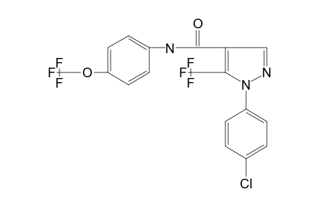 1-(p-CHLOROPHENYL)-alpha,alpha,alpha-TRIFLUORO-5-(TRIFLUOROMETHYL)PYRAZOLE-4-CARBOX-p-ANISIDIDE