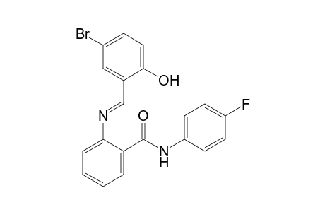 2-[(5-bromosalicylidene)amino]-4'-fluorobenzanilide