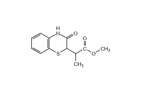 3,4-dihydro-alpha-methyl-3-oxo-2H-1,4-benzoxazine-2-acetic acid, methyl ester