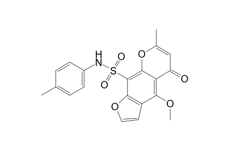 4-METHOXY-7-METHYL-N-(4-METHYL-PHENYL)-5-OXO-5H-FURO-[3.2-G]-[1]-BENZOPYRAN-9-SULFONAMIDE