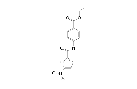 p-(5-nitro-2-furamido)benzoic acid, ethyl ester