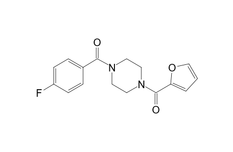 Piperazine, 1-(4-fluorobenzoyl)-4-(2-furanylcarbonyl)-