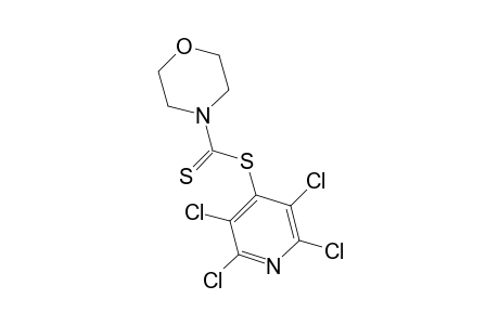 4-Morpholinecarbodithioic acid, 2,3,5,6-tetrachloro-4-pyridinyl ester