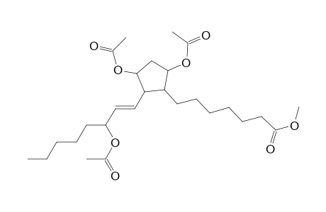 7-[3,5-diacetoxy-2-[(E)-3-acetoxyoct-1-enyl]cyclopentyl]enanthic acid methyl ester