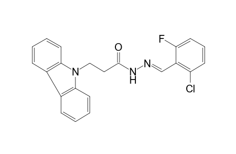 3-(9H-carbazol-9-yl)-N'-[(E)-(2-chloro-6-fluorophenyl)methylidene]propanohydrazide