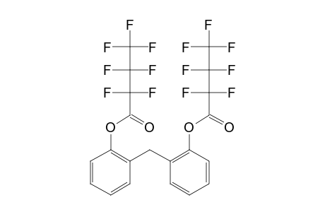 2,2'-Methylenediphenol, bis(heptafluorobutyrate)