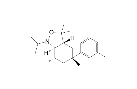 rac-(3aR,5R,7S,7aR)-5-(3,5-dimethylphenyl)-1-isopropyl-3,3,5,7-tetramethyloctahydrobenzo[c]isoxazole