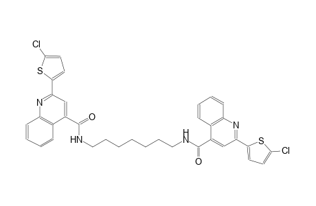 2-(5-chloro-2-thienyl)-N-[7-({[2-(5-chloro-2-thienyl)-4-quinolinyl]carbonyl}amino)heptyl]-4-quinolinecarboxamide