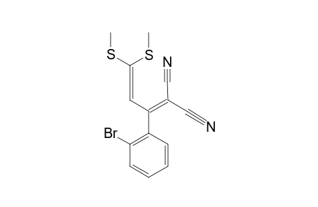 3-(2-BROMOPHENYL)-2-CYANO-5,5-BIS-(METHYLTHIO)-PENTA-2,4-DIENENITRILE