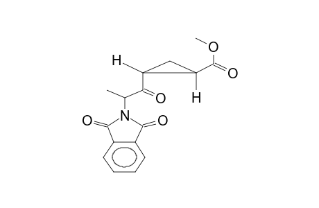 TRANS-2-(2-PHTHALIMIDO-1-OXOPROPYL)-1-CYCLOPROPANCARBOXYLIC ACID,METHYL ESTER
