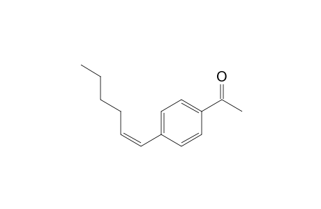 1-{4-[(Z)-hex-1-enyl]phenyl}ethanone