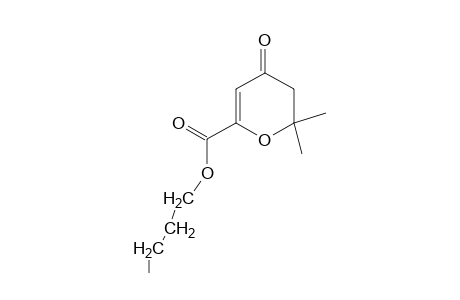 3,4-dihydro-2,2-dimethyl-4-oxo-2H-pyran-6-carboxylic acid, butyl ester