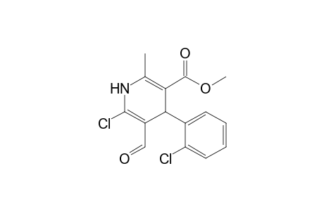 METHYL-6-CHLORO-4-(2-CHLOROPHENYL)-5-FORMYL-2-METHYL-1,4-DIHYDROPYRIDINE-3-CARBOXYLATE