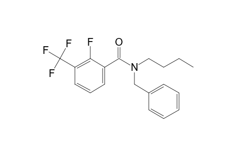 Benzamide, 2-fluoro-3-trifluoromethyl-N-benzyl-N-butyl-