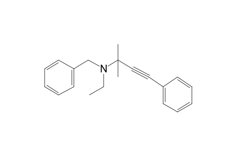 N-Ethyl-N-(2-methyl-4-phenylbut-3-yn-2-yl)benzylamine