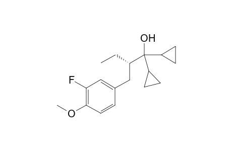 (S)-1,1-dicyclopropyl-2-(3-fluoro-4-methoxybenzyl)butan-1-ol