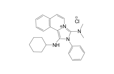 1-(Cyclohexylamino)-3-(dimethylamino)-2-phenyl-2H-imidazo[5,1-a]isoquinolinium Chloride