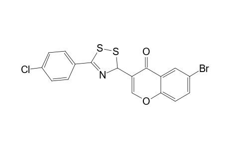 6-BROMO-3-[5'-(PARA-CHLORO)-PHENYL-3H-[1,2,4]-DITHIAZOL-3'-YL]-4H-CHROMEN-4-ONE