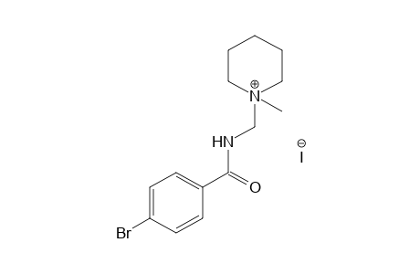 1-[(p-bromobenzamido)methyl]-1-methylpiperidinium iodide