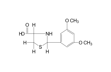 2-(3,5-dimethoxyphenyl)-4-thiazolidinecarboxylic acid