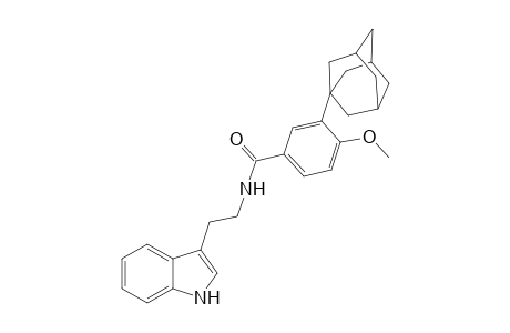 3-(adamantan-1-yl)-N-[2-(1H-indol-3-yl)ethyl]-4-methoxybenzamide