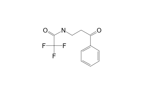 2,2,2-Trifluoro-N-(3-oxo-3-phenyl-propyl)-acetamide