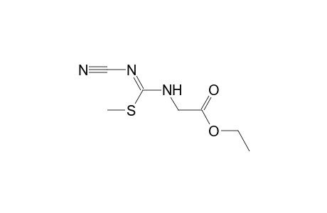 N-[N-cyano-1-(methylthio)formimidoyl]glycine, ethyl ester