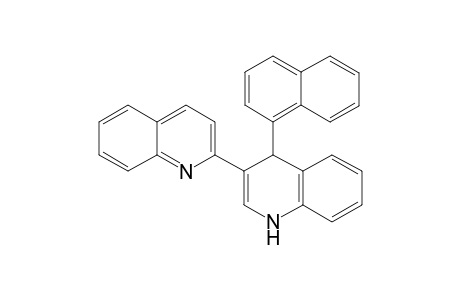 2-(4-naphthalen-1-yl-1,4-dihydroquinolin-3-yl)quinoline 2-[4-(1-naphthyl)-1,4-dihydroquinolin-3-yl]quinoline