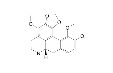 HERNANDINE;10-HYDROXY-1,2-METHYLENEDIOXY-3,11-DIMETHOXY-NORAPORPHINE