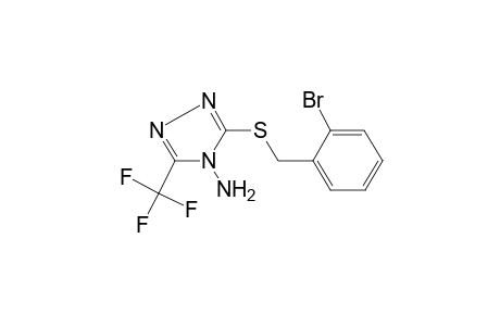 3-(2-Bromo-benzylsulfanyl)-5-trifluoromethyl-[1,2,4]triazol-4-ylamine