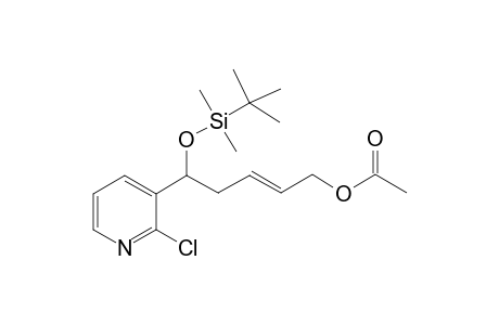 (E)-5-((tert-butyldimethylsilyl)oxy)-5-(2-chloropyridin-3-yl)pent-2-en-1-yl acetate