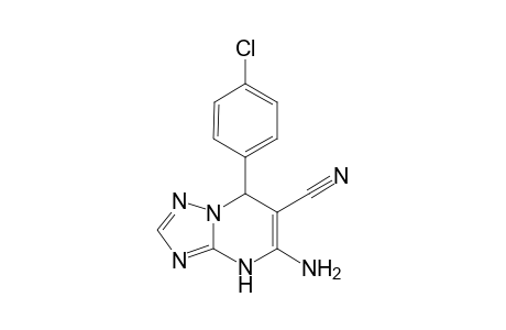 [1,2,4]Triazolo[1,5-a]pyrimidine-6-carbonitrile, 5-amino-7-(4-chlorophenyl)-4,7-dihydro-