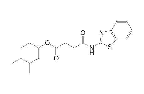 3,4-Dimethylcyclohexyl 4-(1,3-benzothiazol-2-ylamino)-4-oxobutanoate