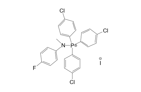 N-METHYL-N-(PARA-FLUOROPHENYL)-IMINO-TRI-(PARA-CHLOROPHENYL)-PHOSPHONIUM-IODIDE
