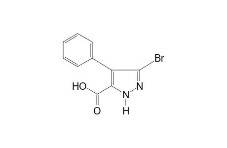 5(or 3)-bromo-4-phenylpyrazole-3(or 5)-carboxylic acid