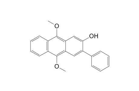 9,10-Dimethoxy-3-phenylanthrancen-2-ol