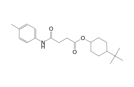 Butanoic acid, 4-[(4-methylphenyl)amino]-4-oxo-, 4-(1,1-dimethylethyl)cyclohexyl ester