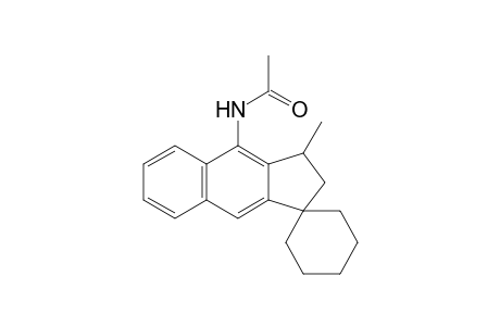 N-(3-methyl-4-spiro[2,3-dihydrocyclopenta[b]naphthalene-1,1'-cyclohexane]yl)acetamide