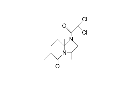 Imidazo[1,2-a]pyridin-5(1H)-one, 1-(dichloroacetyl)hexahydro-3,6,8a-trimethyl-