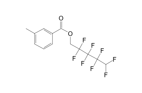 Benzoic acid, 3-methyl-, 2,2,3,3,4,4,5,5-octafluoropentyl ester