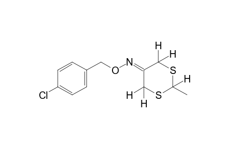 2-methyl-m-dithian-5-one, O-(p-chlorobenzyl)oxime