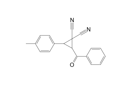 1-Benzoyl-2-(p-methylphenyl)-3,3-dicyanocyclopropane