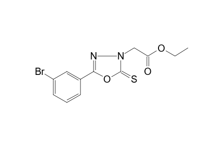 ethyl (5-(3-bromophenyl)-2-thioxo-1,3,4-oxadiazol-3(2H)-yl)acetate