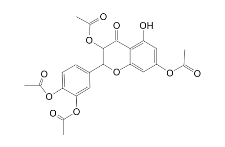 2-(acetyloxy)-4-[3,7-bis(acetyloxy)-5-hydroxy-4-oxo-3,4-dihydro-2H-chromen-2-yl]phenyl acetate