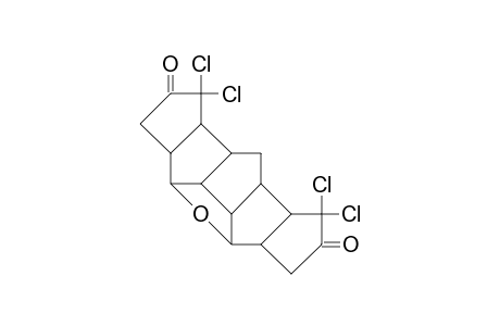 (1R,2R,6R,7S,9R,10S,14S,15R,16R,17S)-3,3,13,13-Tetrachloro-8-oxa-hexacyclo(13.2.1.0/2,6/.0/7,17/.0/9,16/.0/10,14/)octade
