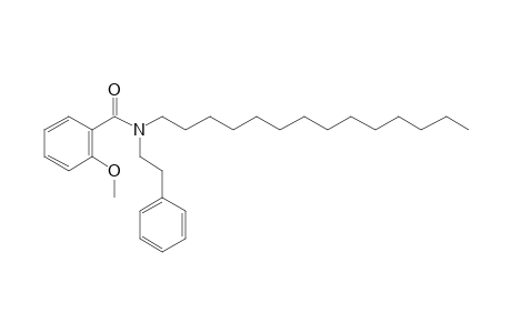 Benzamide, 2-methoxy-N-(2-phenylethyl)-N-tetradecyl-