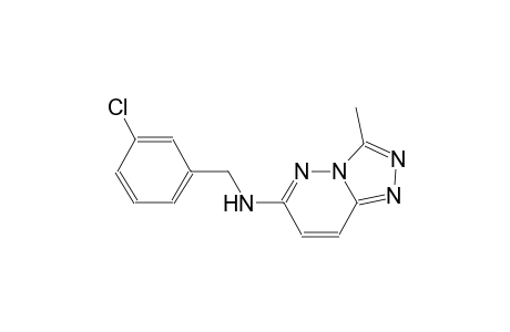 [1,2,4]triazolo[4,3-b]pyridazin-6-amine, N-[(3-chlorophenyl)methyl]-3-methyl-